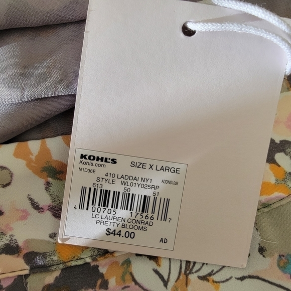 🛑 2 / $40 Sale! Lauren Conrad Floral A-Line Mini Elastic Waist Ruffle Skirt NWT - Picture 7 of 11